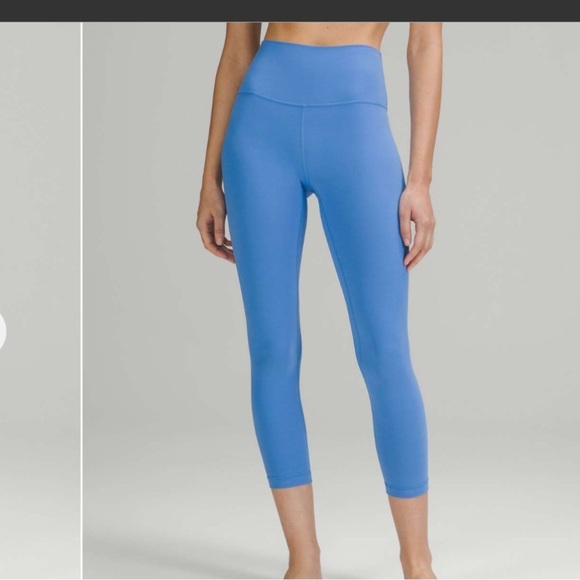 Lululemon Align High-Rise Crop 23" Blue Nile Plus Size 20 Comfy Soft - Picture 4 of 11